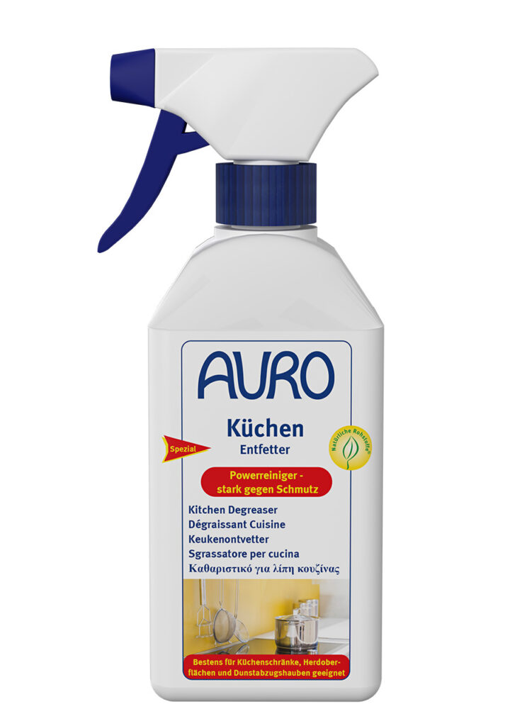 AURO Küchen-Entfetter Nr. 651 Sprühflasche 0,5 Liter Powerreiniger AURO Küchen-Entfetter Nr. 651 in 0,5 Liter Sprühflasche zur kraftvollen Reinigung von Fett und Schmutz in der Küche