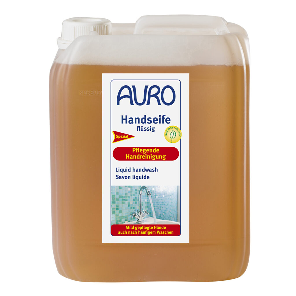AURO Handseife flüssig Nr. 491 im 5 Liter Kanister – sanfte Pflege bei häufigem Händewaschen