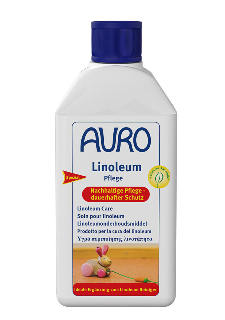 AURO Linoleum-Pflege Nr. 657 – Gebinde 0,5 Liter für Linoleumböden AURO Linoleum-Pflege Nr. 657 in 0,5 Liter Gebinde für schmutzabweisenden Schutzfilm und nachhaltige Bodenpflege