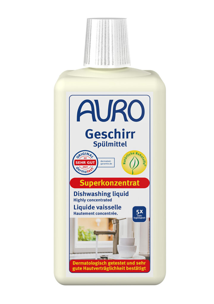 AURO Geschirrspülmittel Nr. 473, Handspülmittel Flasche 0,5 Liter AURO Geschirrspülmittel Nr. 473 in der 0,5 Liter Flasche mit Dosieröffnung, ideal zum fettlösenden und hautfreundlichen Spülen.