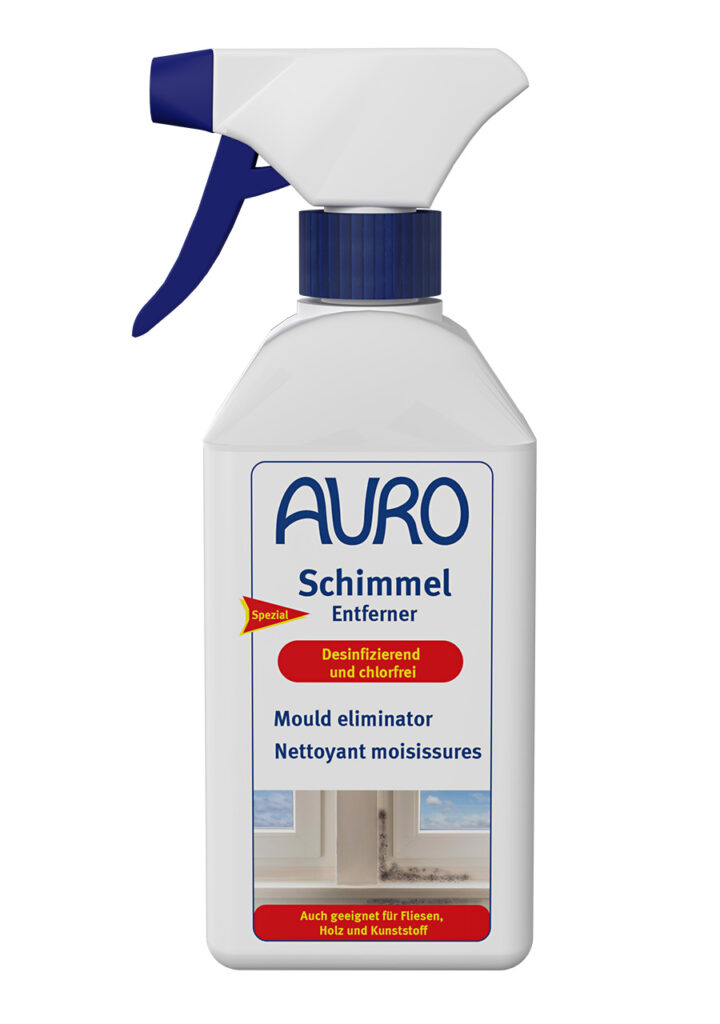 AURO Schimmel-Entferner Nr. 412 Sprühflasche 0,5 Liter Gel gegen Schimmel AURO Schimmel-Entferner Nr. 412 in 0,5 Liter Sprühflasche – chlorfreies Aktiv-Gel zur Schimmelbeseitigung im Innen- und Außenbereich